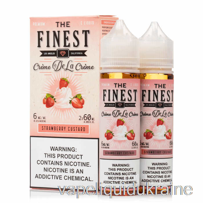 Vape Liquid Ukraine Strawberry Custard - The Finest Cr